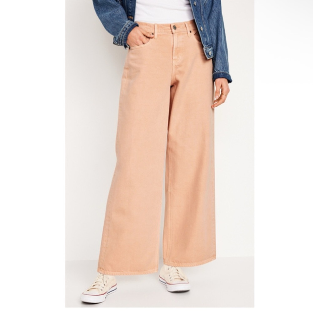 Old Navy Light Pink Wide Leg Pants